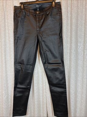 INC Denim Black Coated Skinny Jeans 10/30